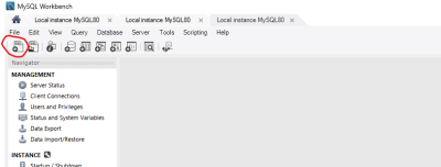 add sql query file